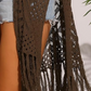 🔥 LIMITED-TIME Just £14.99!!😍Women’s Oversized Knit Cardigan – Lightweight Crochet Tassel Kimono for Summer 🌸