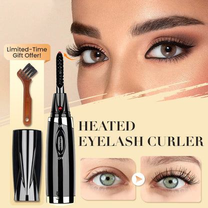 🔥LAST DAY SALE £8.99!!⚡50K+ SOLD!🥰 Fast Heating Eyelash Curling Tool✨Blink & Dazzle!👁️