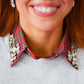 🎄 ✨Christmas Plaid Rhinestone Detachable Collar-- No More Ugly Sweaters!