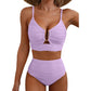 🌷LAST DAY SALE 55% OFF!!💥Women's Push Up High Waist Bikini Set