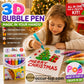 💥LAST DAY BUY 1 GET 1 FREE!!🎁🔮Magic Pen – Draw 3D with one stroke!🎄DIY Bubble Magic Drawing Pens