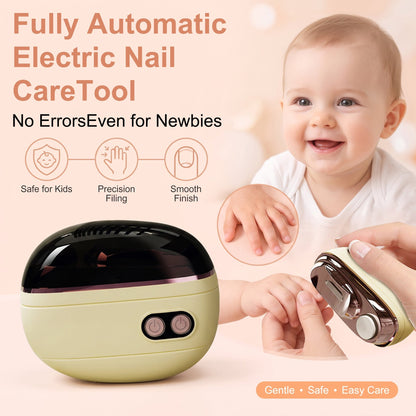 🔥LIMITED TIME 50% OFF🔥TrimPro™ 2-in-1 Smart Electric Nail Trimmer & Polisher for All Ages 👨‍👩‍👧‍👦 💅