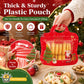 💖LAST DAY SALE 50% OFF!!🎁Easy Fill, Easy Seal🎄 Festive Self-Seal Treat Bags – Santa & Snowman Print 🎅⛄