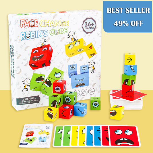 🎁Last Day Special Offer-49% OFF✨5D Puzzle Educational Faces Changing Game👨‍👩‍👧‍👦🔁