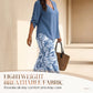 🥳2026 HOT SALE 50% OFF! 💞Women's V-Neck Blouse & Printed Wide-Leg Pants Set