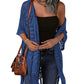 🔥 LIMITED-TIME Just £14.99!!😍Women’s Oversized Knit Cardigan – Lightweight Crochet Tassel Kimono for Summer 🌸