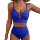 🌷LAST DAY SALE 55% OFF!!💥Women's Push Up High Waist Bikini Set