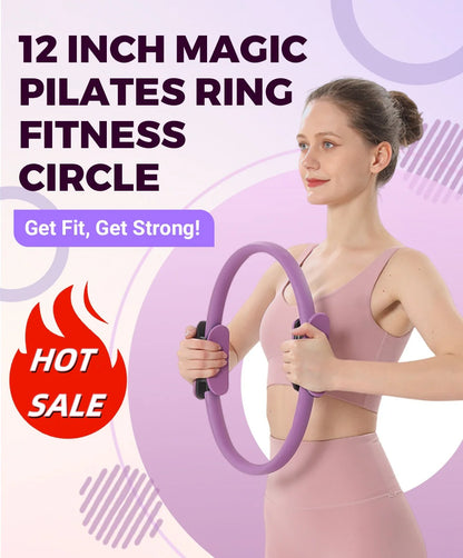 🔥New Year SALE 50% OFF💪🌸Pilates Ring Fitness Trainer | Toning Ring for Core, Arms & Legs✨