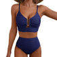 🌷LAST DAY SALE 55% OFF!!💥Women's Push Up High Waist Bikini Set
