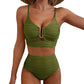 🌷LAST DAY SALE 55% OFF!!💥Women's Push Up High Waist Bikini Set
