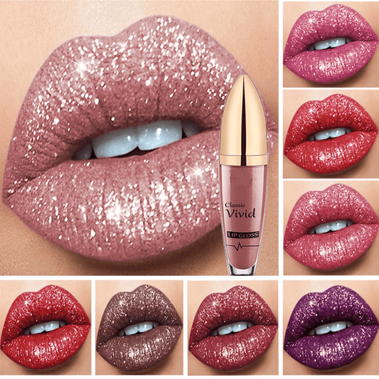 🏆Flash Sale⚡🔥Buy 1 Get 1 Free!! Only Today🔥Diamond Lip Gloss Matte To Glitter Liquid Lipstick Waterproof