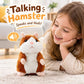 🐹 Last Day Special Price £9.99!!✨Talking Hamster Plush – repeats whatever you say, auto head-shaking, hilarious fun for kids & adults.🎁