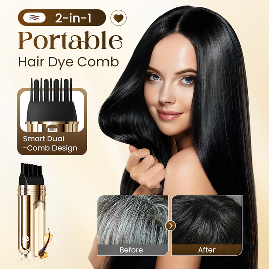 💗Women's Day Flash Sale 60% OFF⚡50K+ SOLD💕2-in-1 Convenient Hair Dye Comb For Gray Hair