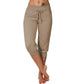 🥳SUMMER HOT SALE - 50% OFF! 🔥Drawstring Waist Cropped Sweatpants for Lounging 🏠💤