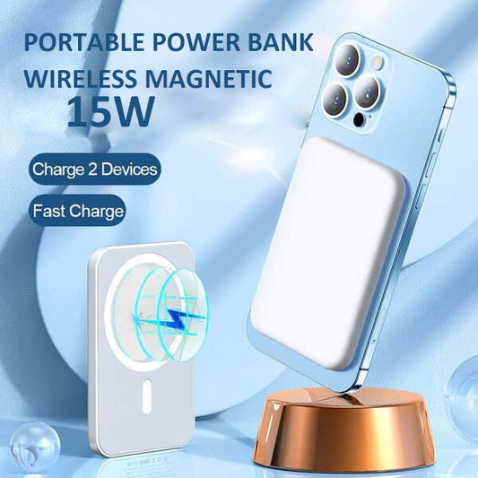 🎁Hot Sale 50% OFF🔋Fast Charge Portable Wireless Magnetic Power Bank