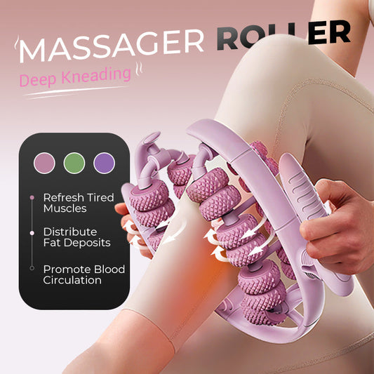 🔥New Year Hot Sale 60% OFF🎁Leg Massager Roller - Ultimate Muscle Relief💆‍♀️✨