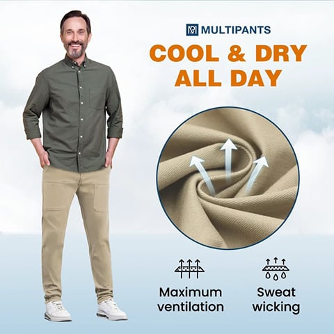 🔥Limited-Time Sale 49% OFF🥰 MultiPants – High Stretch Multi-pocket Durable Cargo Pants