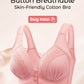 💘2025 Front Button Breathable Skin-Friendly Cotton Bra