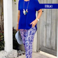 🔥⏳ Limited time 49% off! 👚 Casual two-piece for women | Solid Color Top + Tie-Dye Pants Set
