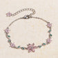🔥2026 NEW ARRIVAL 50% OFF🎁Women's Cherry Blossom Rhinestone Bracelet🌸