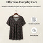 🎉 Last Day Promotion-60% OFF 🍃 Summer V-neck Loose Short sleeve Print Casual Women's T shirt