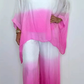 ⏰ Limited Time Offer – 50% Off! 🔥🌸Mesh Mix Dip Dye Loose Flowy Top & Trouser Set