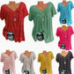 🎉 Last Day Promotion-60% OFF 🍃 Summer V-neck Loose Short sleeve Print Casual Women's T shirt