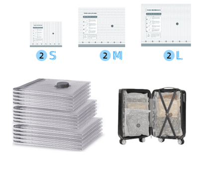 🔥NEW YEAR SALE - 70% OFF✨Cordless Travel Vacuum Storage Compression Bag Set