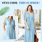 👗 50% OFF NOW! 💃 Women's Elegant V-Neck Hollow-Out Solid Dress✨