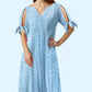 👗 50% OFF NOW! 💃 Women's Elegant V-Neck Hollow-Out Solid Dress✨