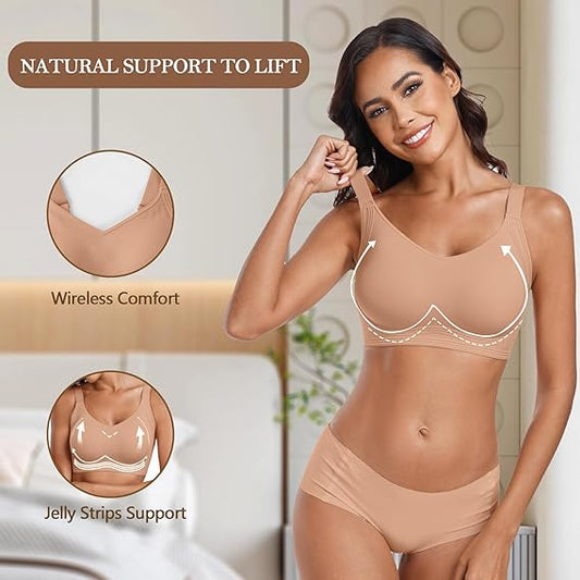 🏆LAST DAY SALE 60% OFF - Super firming bra | Women Wirefree Bras👍No more sagging breasts