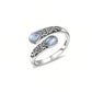 📢⏳Buy 1 Get 1 Free - 50% OFF !! ⏰Vintage Adjustable Open Ring with Teardrop Glowing Zircon