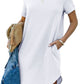 🔥Last Day-Buy 2 Free Shipping!🎁💯Women's Casual Short Sleeve T Shirt Dress