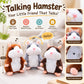 🐹 Last Day Special Price £9.99!!✨Talking Hamster Plush – repeats whatever you say, auto head-shaking, hilarious fun for kids & adults.🎁