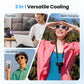🌬️LAST DAY 50% OFF❄️Mini Handheld Cooling Fan – Fast Ice Cooling Portable Fan, 100 Speeds, 8‑Hour Battery