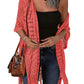 🔥 LIMITED-TIME Just £14.99!!😍Women’s Oversized Knit Cardigan – Lightweight Crochet Tassel Kimono for Summer 🌸