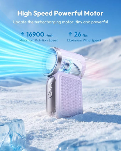 🔥⏳ Limited time 49% off! 👍Mini Handheld Fan USB Rechargeable with LED Display