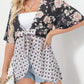 🌸Spring Sale 49% OFF🌸Women's Floral Kimono Ruffle Sleeve Tie Cardigans Flowy Boho Loose Cover Ups
