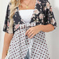 🌸Spring Sale 49% OFF🌸Women's Floral Kimono Ruffle Sleeve Tie Cardigans Flowy Boho Loose Cover Ups