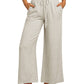 🔥Today 50% Off🔥Women's High Waist Drawstring Wide Leg Linen Pants