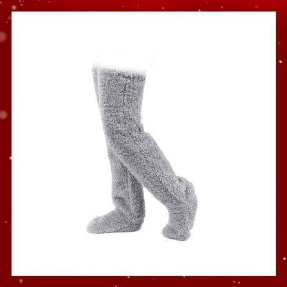 🏆Flash Sale⚡🏆#1 Best Seller ⏰ 💕PlushWarmth Cozy Knee High Long Socks For Christmas❄️🎅