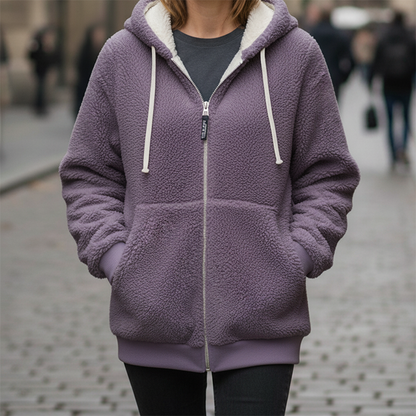 ❄️Christams Hot Sale 50% OFF NOW!⚡50K+ SOLD!✨Women's Fleece Jacket with Sherpa Lining🧥❄️