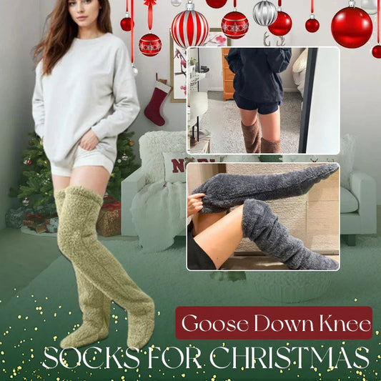 🏆Flash Sale⚡🏆#1 Best Seller ⏰ 💕PlushWarmth Cozy Knee High Long Socks For Christmas❄️🎅