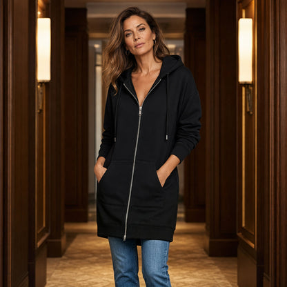 ⏰This week's Hot Sales - 50% Off🍂 Women's Casual Zip-Up Hoodie Jacket – Autumn Lightweight Everyday Coat 🧥✨
