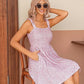 ⏰Summer Hot Sale - 49% Off💃Women's Summer Dresses Casual Square Neck Floral Sundress With Pockets