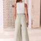 🔥Today 50% Off🔥Women's High Waist Drawstring Wide Leg Linen Pants
