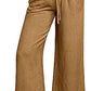 🔥Today 50% Off🔥Women's High Waist Drawstring Wide Leg Linen Pants