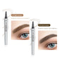 ✨Limited Time Offer - BUY 1 GET 1 FREE!!✨3D Waterproof Microblading Eyebrow Pen 4 Fork Tip Tattoo Pencil