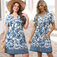 ⏰2026 Hot Sale 50% OFF💃Women's Casual V Neck Vacation Midi Dress With Pockets