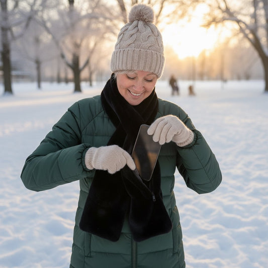 Holiday Limited Mega Sale 49% OFF🔥The Coziest Scarf with a Hidden Zipper Pocket